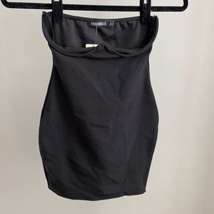 Black High Waist Corset Bodycon Skirt NWT size 6
